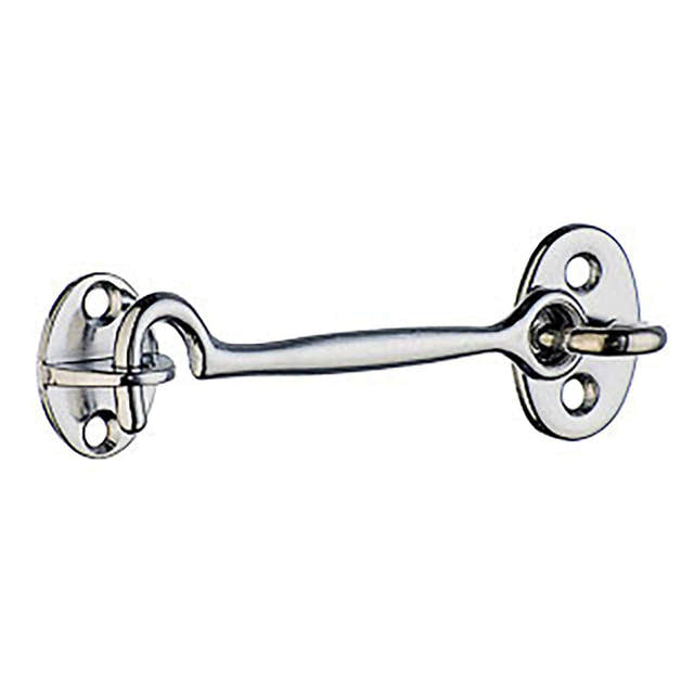 Beslagsboden 295/296 Hasp Børstet krom / 100mm Beslagsboden Dørhåndtak SM-BK296