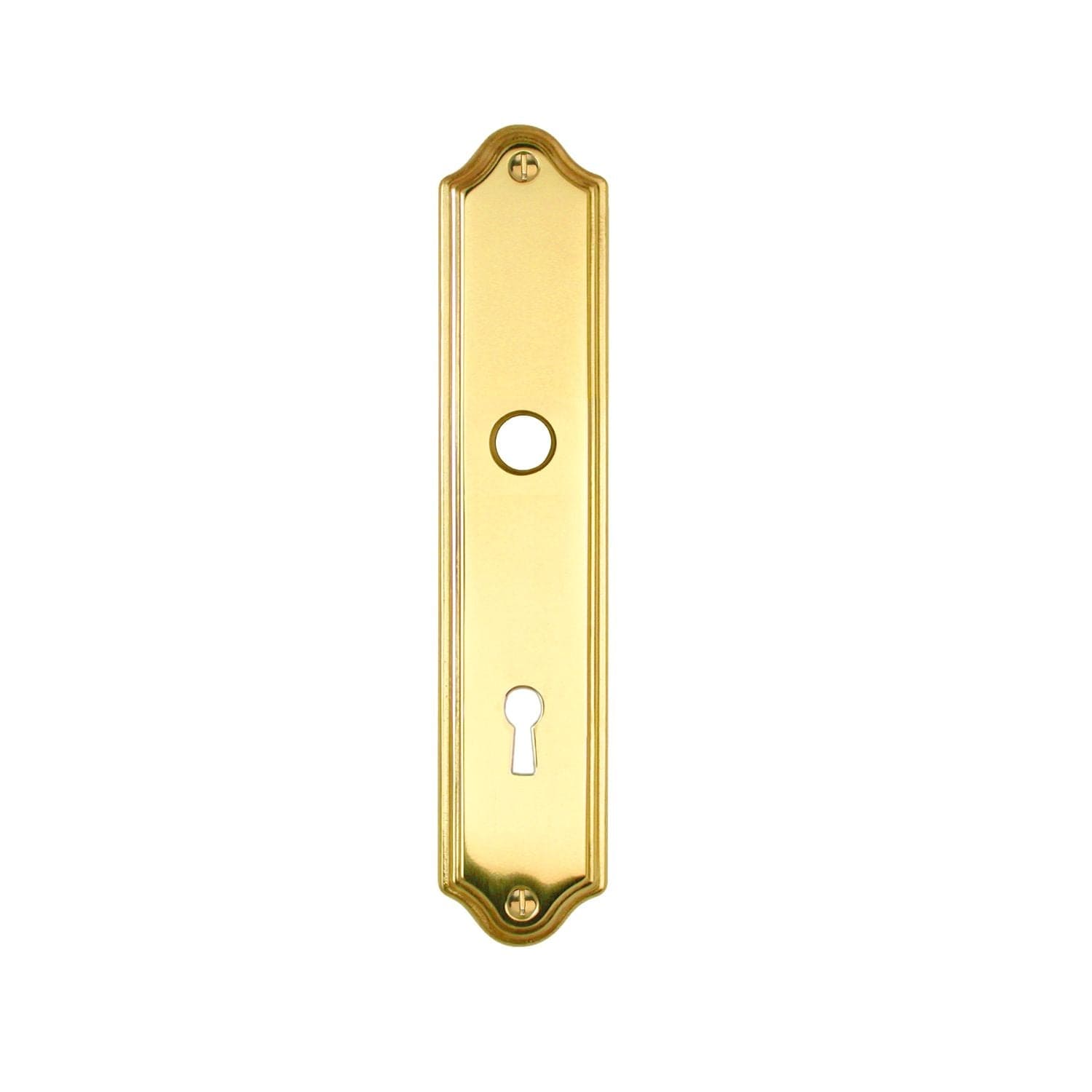 Beslagsboden Basic 700 Langskilt med Nøkkelhull Messing Beslagsboden Langskilt SM-B700P