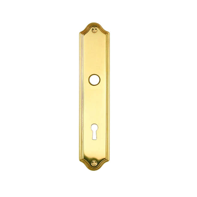 Beslagsboden Basic 700 Langskilt med Nøkkelhull Messing Beslagsboden Langskilt SM-B700P