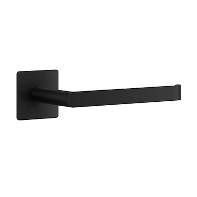 Beslagsboden Cube 4411- Toalettpapirholder selvklebende Svart Beslagsboden Toalettrullholder SM-BB4411