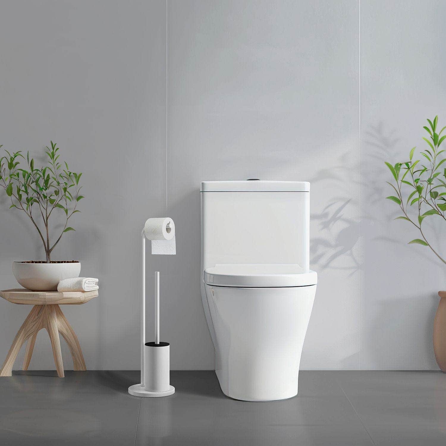 Beslagsboden Curve 1232 Toalettpapirholder / WC-børste Beslagsboden Toalettrullholder
