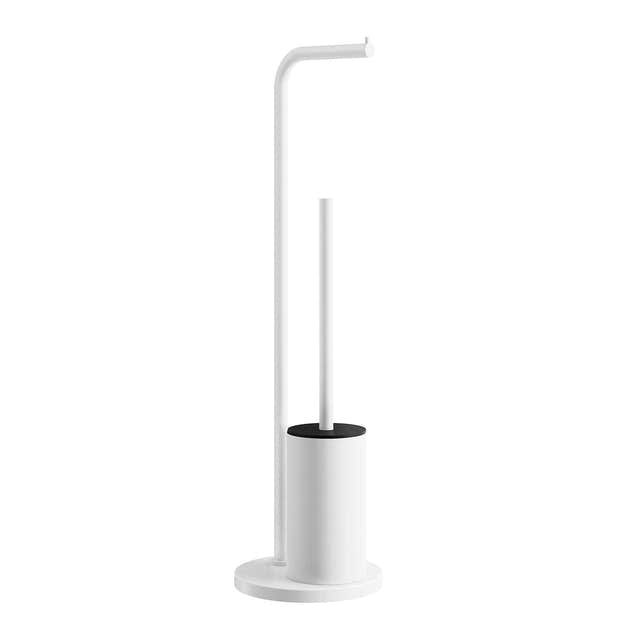 Beslagsboden Curve 1232 Toalettpapirholder / WC-børste Hvit Beslagsboden Toalettrullholder SM-BX1232