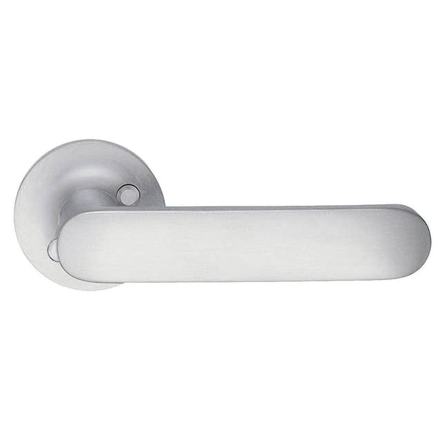 Beslagsboden Design 122/155 Ytterdørvridere Børstet krom Beslagsboden Dørhåndtak ytterdør SM-B122M