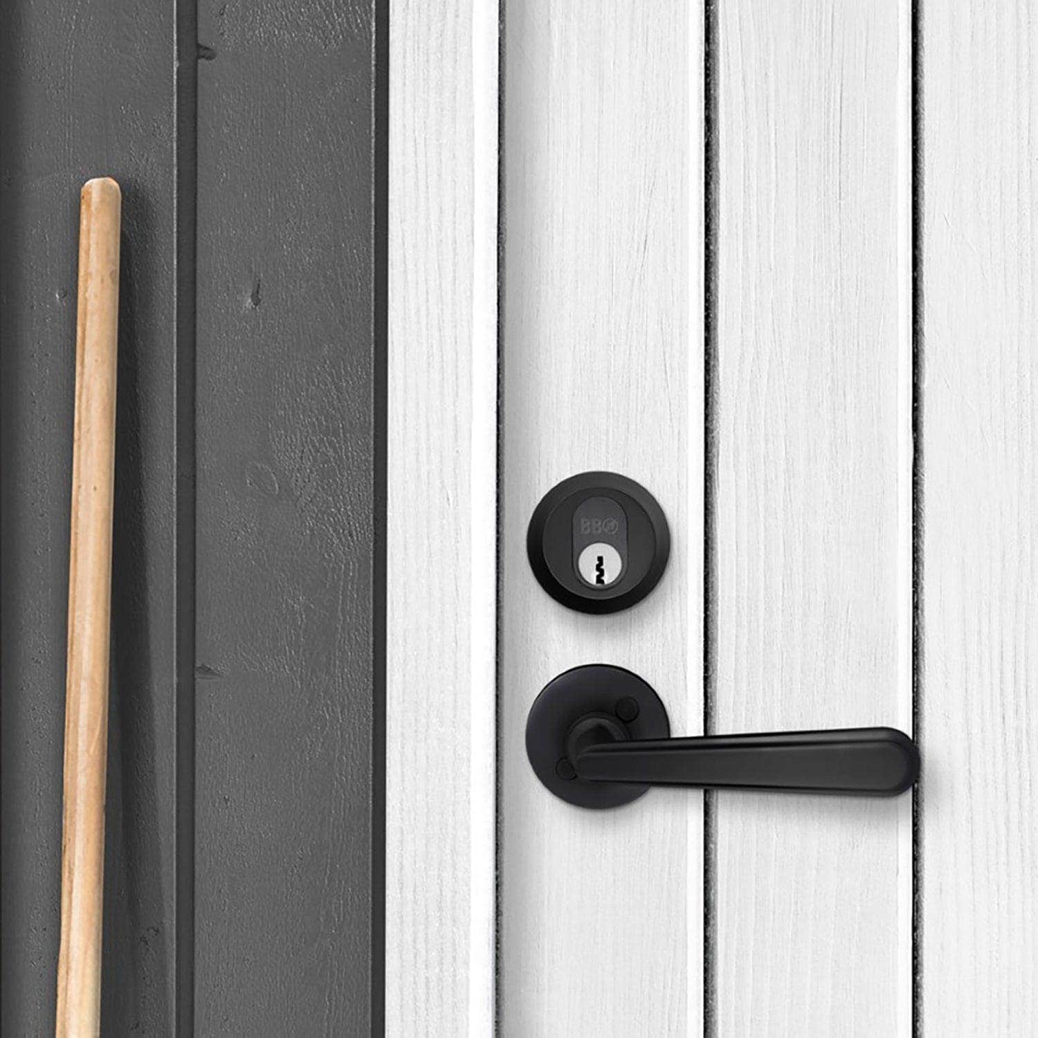 Beslagsboden Design 155 Ytterdørvridere Svart Beslagsboden Dørhåndtak ytterdør SM-B155