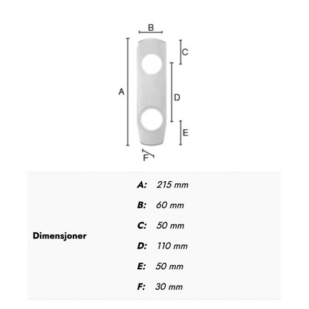 Beslagsboden Design 731 Langskilt