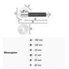Beslagsboden Design 858/859 Innedørvridere