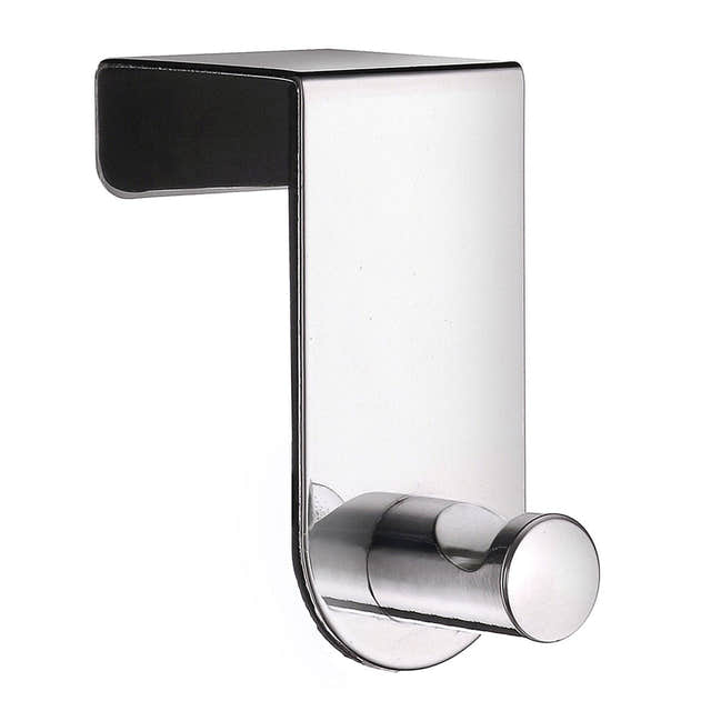 Beslagsboden Dørkrok 80x40mm 1095 Krom Beslagsboden Knagger hus SM-BK1095