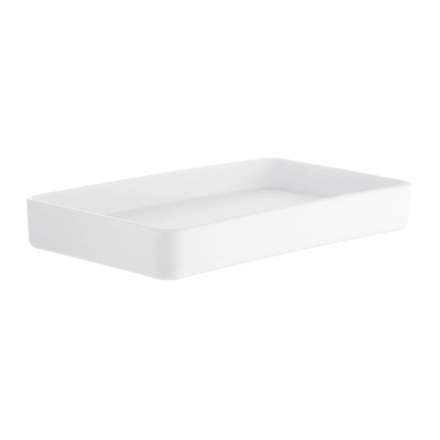 Beslagsboden Satin 580 Såpekopp/Fat Hvit matt Beslagsboden Såpeskål SM-BX580