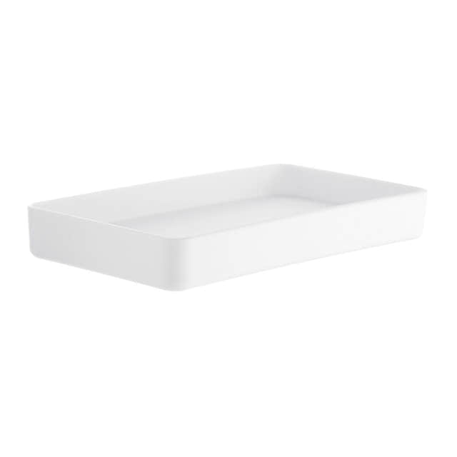 Beslagsboden Satin 580 Såpekopp/Fat Hvit matt Beslagsboden Såpeskål SM-BX580
