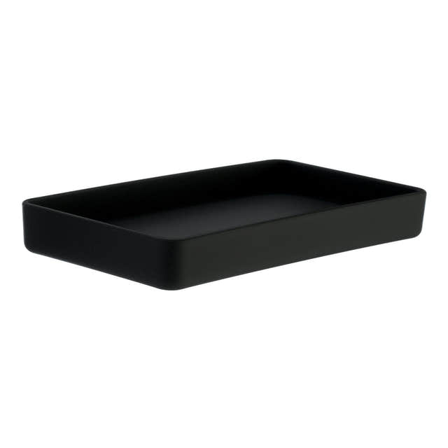 Beslagsboden Satin 580 Såpekopp/Fat Svart matt Beslagsboden Såpeskål SM-BB580