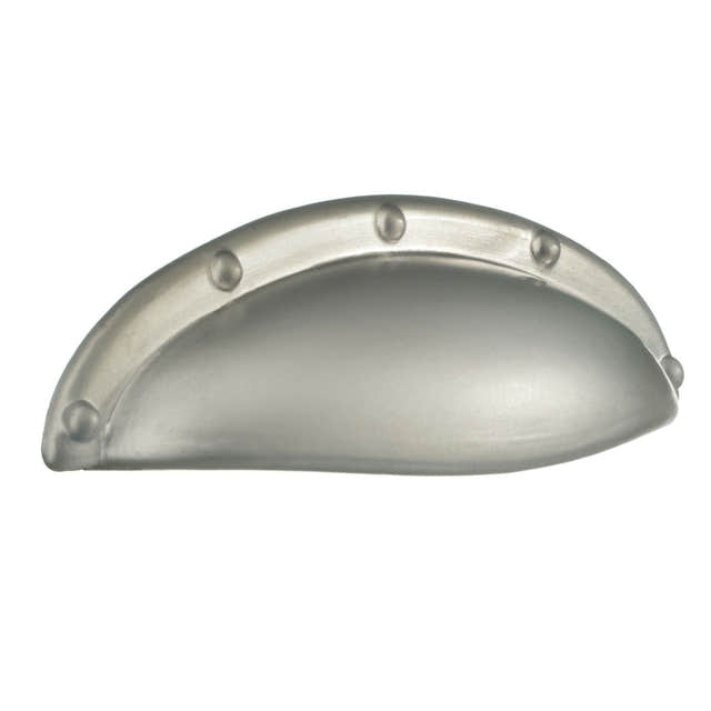 Beslagsboden Skålhåndtak 64mm Børstet nikkel Beslagsboden Knotter og håndtak SM-B573