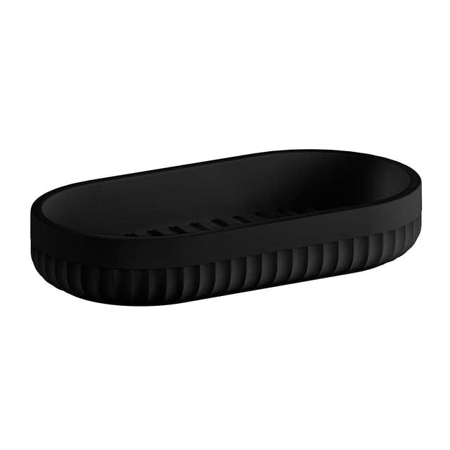 Beslagsboden Wave 565 Såpekopp/Fat Svart matt Beslagsboden Såpeskål SM-BB565