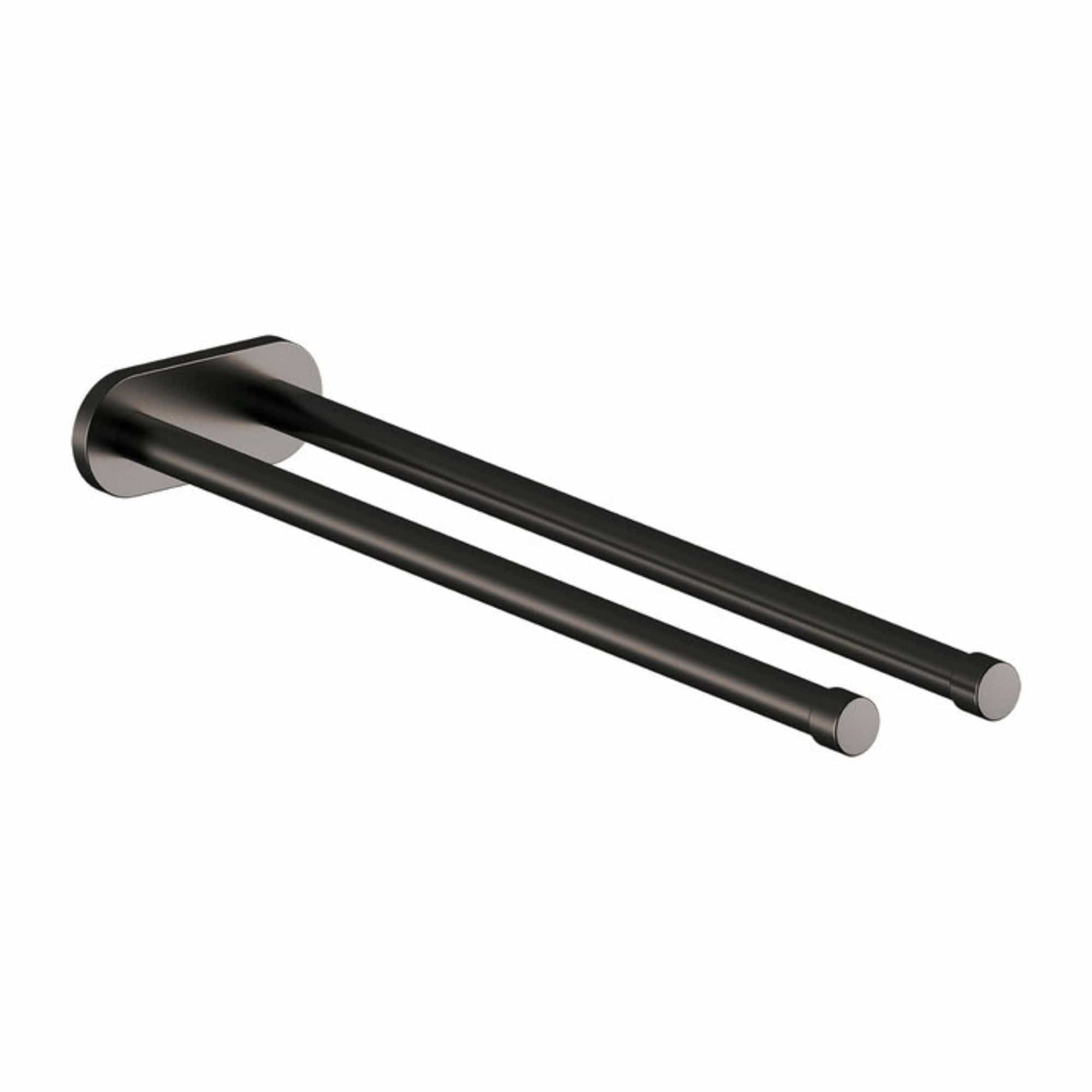 Damixa Håndklestang dobbel 400mm Børstet grafitt Damixa Håndklestang KO-4834255