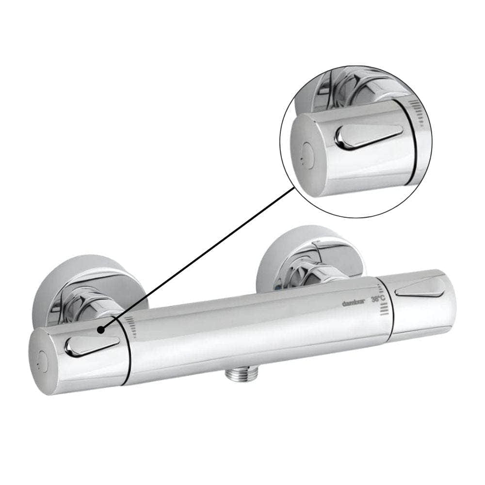 Damixa Hendel for Silhouet dusjtermostat Krom Damixa Tilbehør blandebatteri KO-0321700