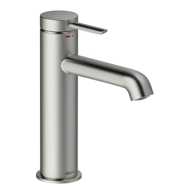 Damixa Iris Medium Servantbatteri Børstet stål Damixa Servantbatteri KO-9193046