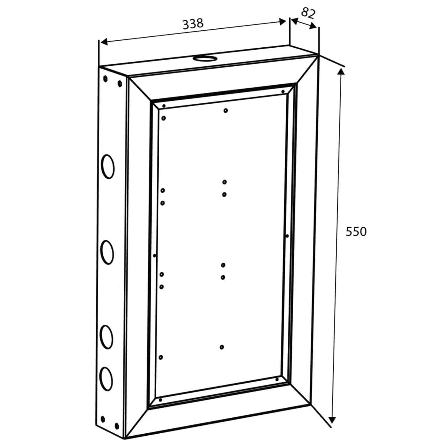 Damixa Sikkerhetsboks for innbygging med rosetter Damixa Blandebatteri innbygging KO-4843900