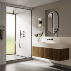 Damixa SILHOUET Servantbatteri Innbygging med Rosett - komplett