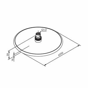 Damixa Silhouet Taksil Ø250mm