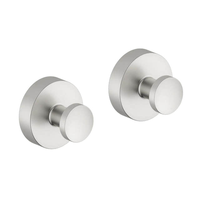 Damixa Zen Håndklekroker med Rosett Børstet stål Damixa Knagger KO-4873046