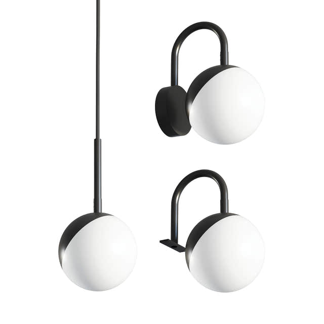 Dansani BRIGHT Lampe (3-i-1) LED Ø120mm Svart matt Dansani Baderomsbelysning DA-190304490