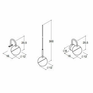 Dansani Bright lampe (3-i-1) LED Ø120mm