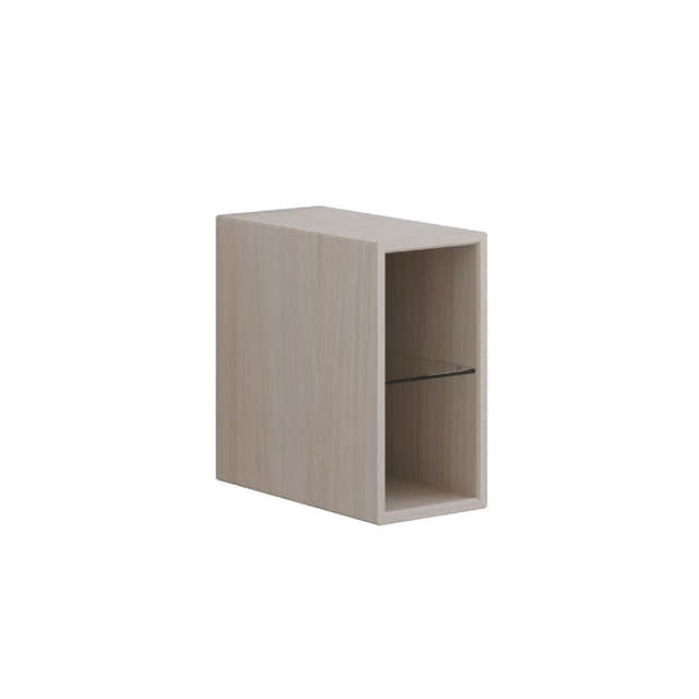 Dansani CALIDRIS Åpent Skap D40cm Hvit eik / 20cm / 40cm Dansani Sideskap bad DA-C117-0075