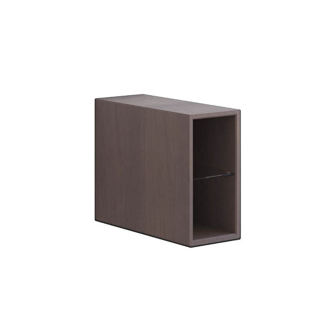 Dansani CALIDRIS Åpent Skap D50cm Grå eik / 20cm / 40cm Dansani Sideskap bad DA-C120-0076