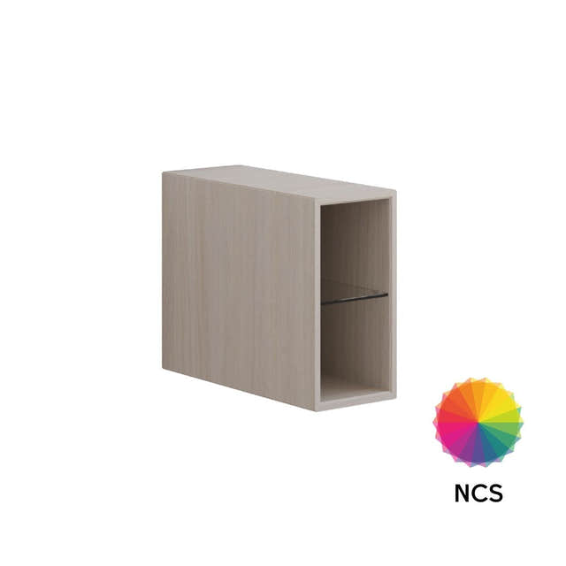 Dansani CALIDRIS Åpent Skap D50cm NCS eik / 20cm / 40cm Dansani Sideskap bad DA-C120-0066