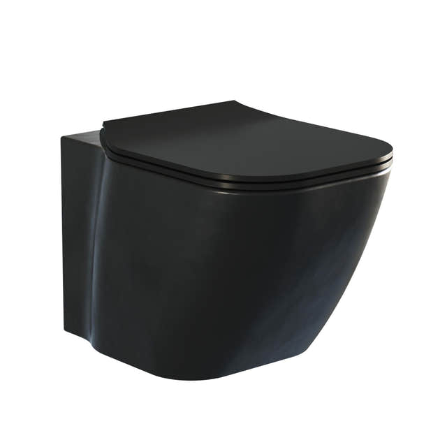 Dansani Calidris Bellsani Vegghengt Toalett Pirate black Dansani Vegghengt toalett DA-190305026