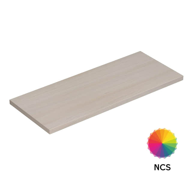 Dansani CALIDRIS Benkeplate B40-240xH3xD41cm NCS eik / 100cm Dansani Benkeplate bad DA-187410066