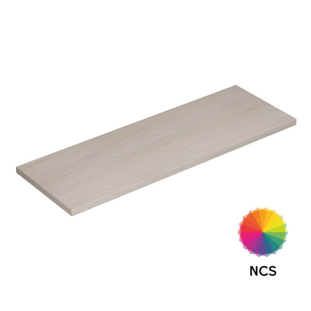 Dansani CALIDRIS Benkeplate B40-240xH3xD41cm NCS eik / 120cm Dansani Benkeplate bad DA-187412066