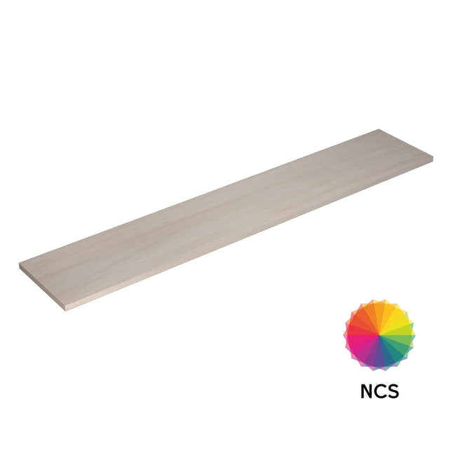 Dansani CALIDRIS Benkeplate B40-240xH3xD41cm NCS eik / 220cm Dansani Benkeplate bad DA-187422066