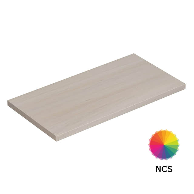 Dansani CALIDRIS Benkeplate B40-240xH3xD41cm NCS eik / 80cm Dansani Benkeplate bad DA-187408066