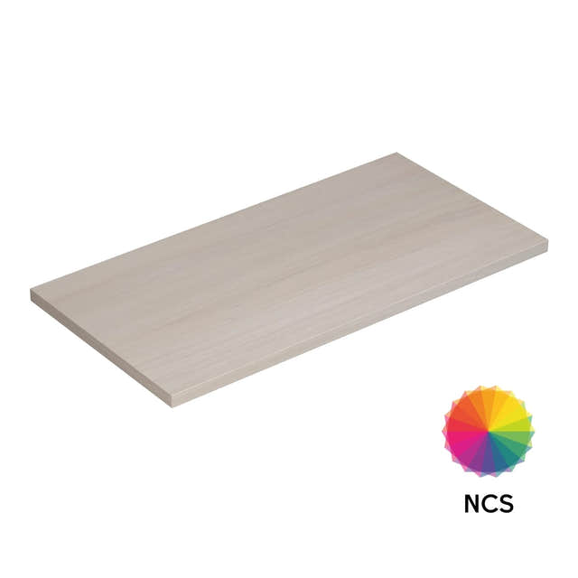 Dansani CALIDRIS Benkeplate B40-240xH3xD51cm NCS eik / 100cm Dansani Benkeplate bad DA-187510066