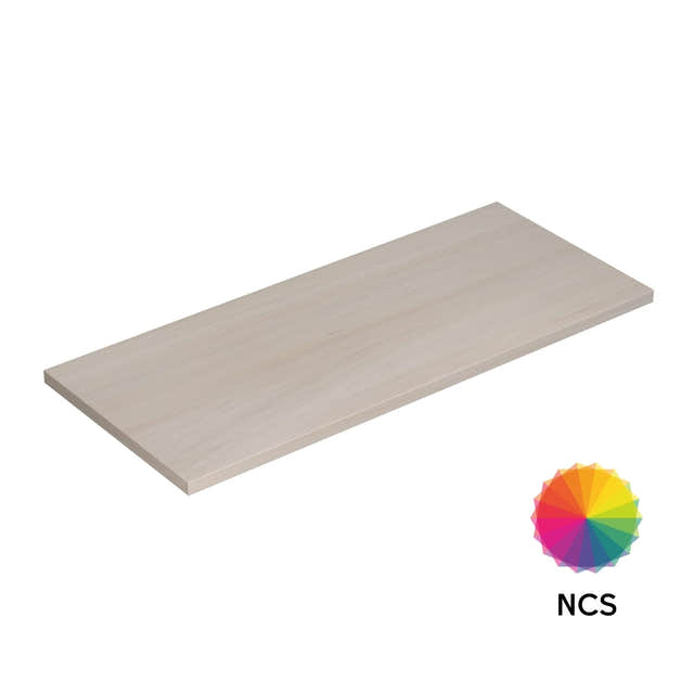 Dansani CALIDRIS Benkeplate B40-240xH3xD51cm NCS eik / 120cm Dansani Benkeplate bad DA-187512066