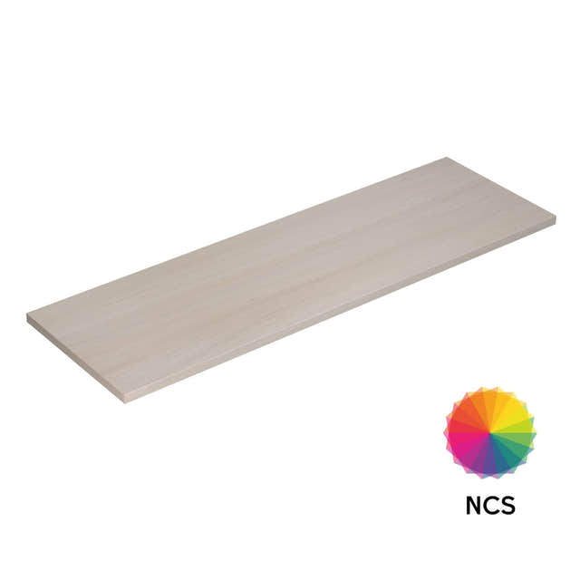 Dansani CALIDRIS Benkeplate B40-240xH3xD51cm NCS eik / 160cm Dansani Benkeplate bad DA-187516066