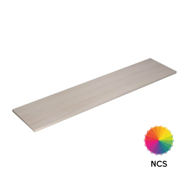 Dansani CALIDRIS Benkeplate B40-240xH3xD51cm NCS eik / 220cm Dansani Benkeplate bad DA-187522066