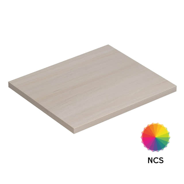 Dansani CALIDRIS Benkeplate B40-240xH3xD51cm NCS eik / 60cm Dansani Benkeplate bad DA-187506066