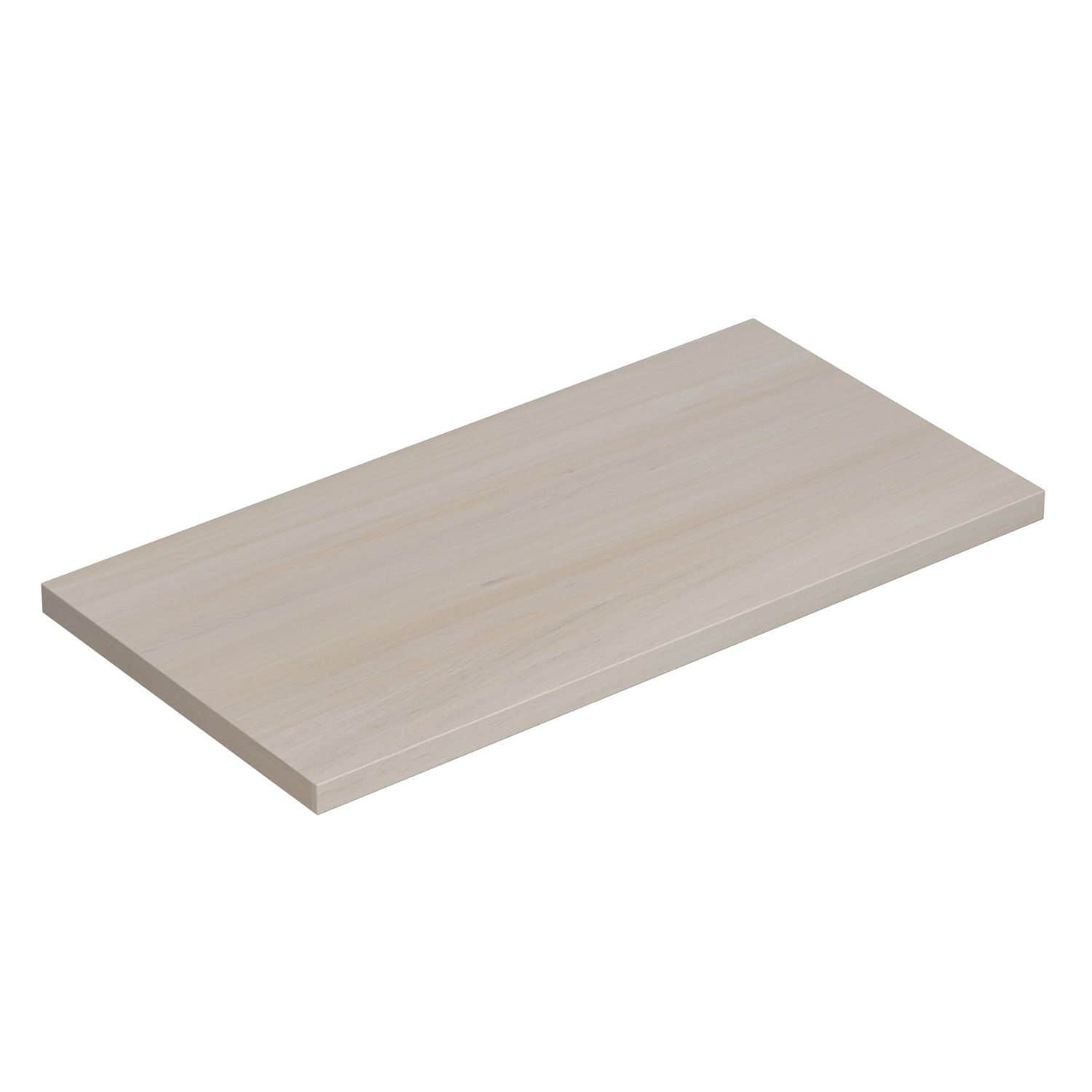 Dansani Calidris benkeplate D41,2 B40-240cm Hvit eik / 80cm Dansani Benkeplate bad DA-187408075