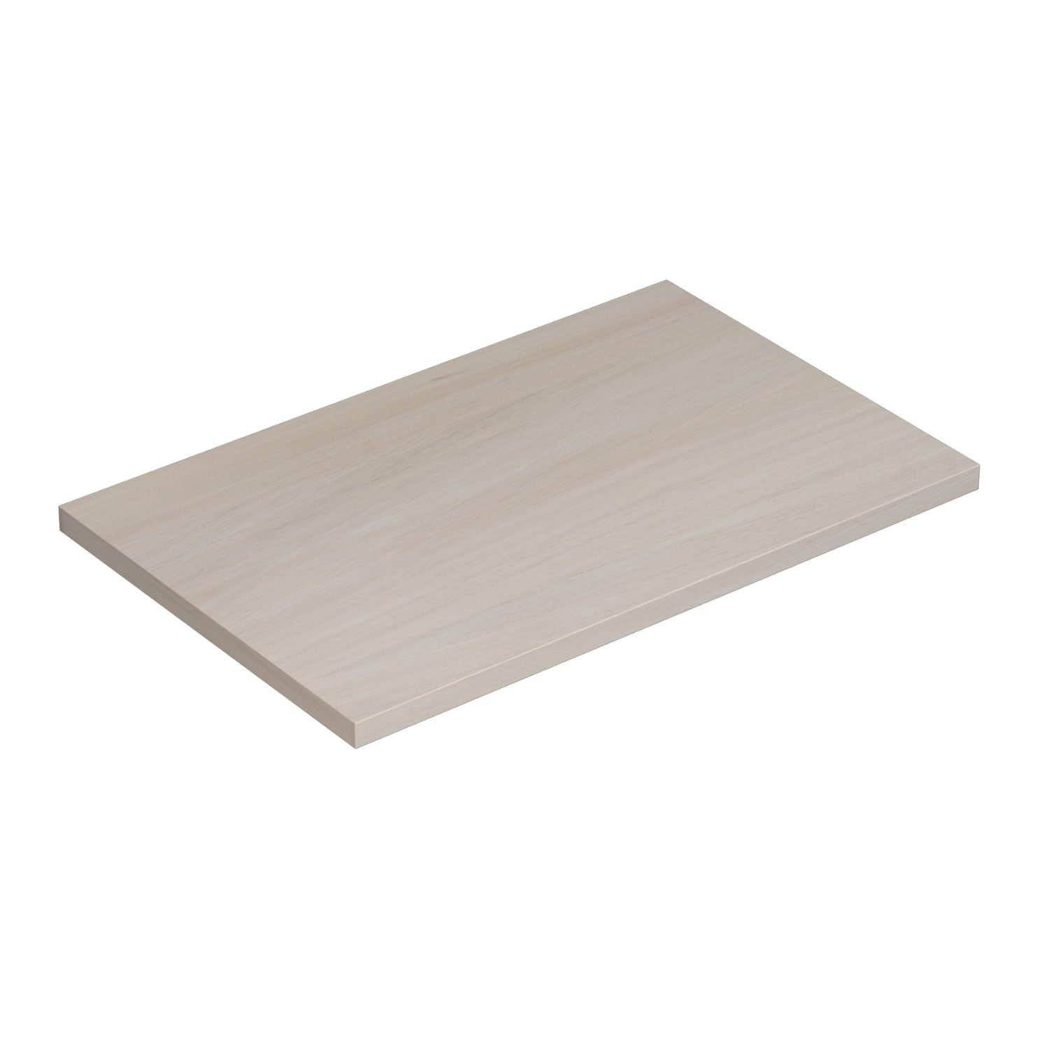 Dansani Calidris benkeplate D51,2 B40-240cm Hvit eik / 80cm Dansani Benkeplate bad DA-187508075
