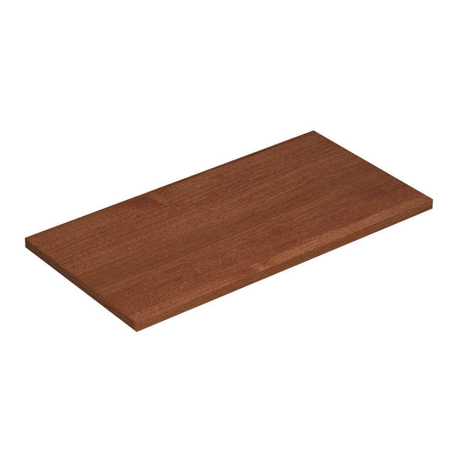 Dansani Calidris benkeplate D51,2 B40-240cm Rødbrun eik / 100cm Dansani Benkeplate bad DA-187510077