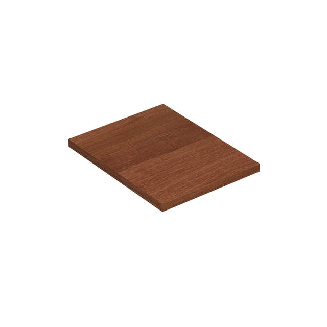 Dansani Calidris benkeplate D51,2 B40-240cm Rødbrun eik / 40cm Dansani Benkeplate bad DA-187504077