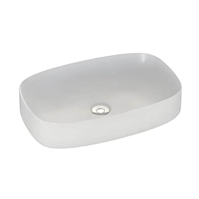 Dansani Calidris Ellipse Servant til benkeplate Hvit Dansani Bolleservant DA-631800003