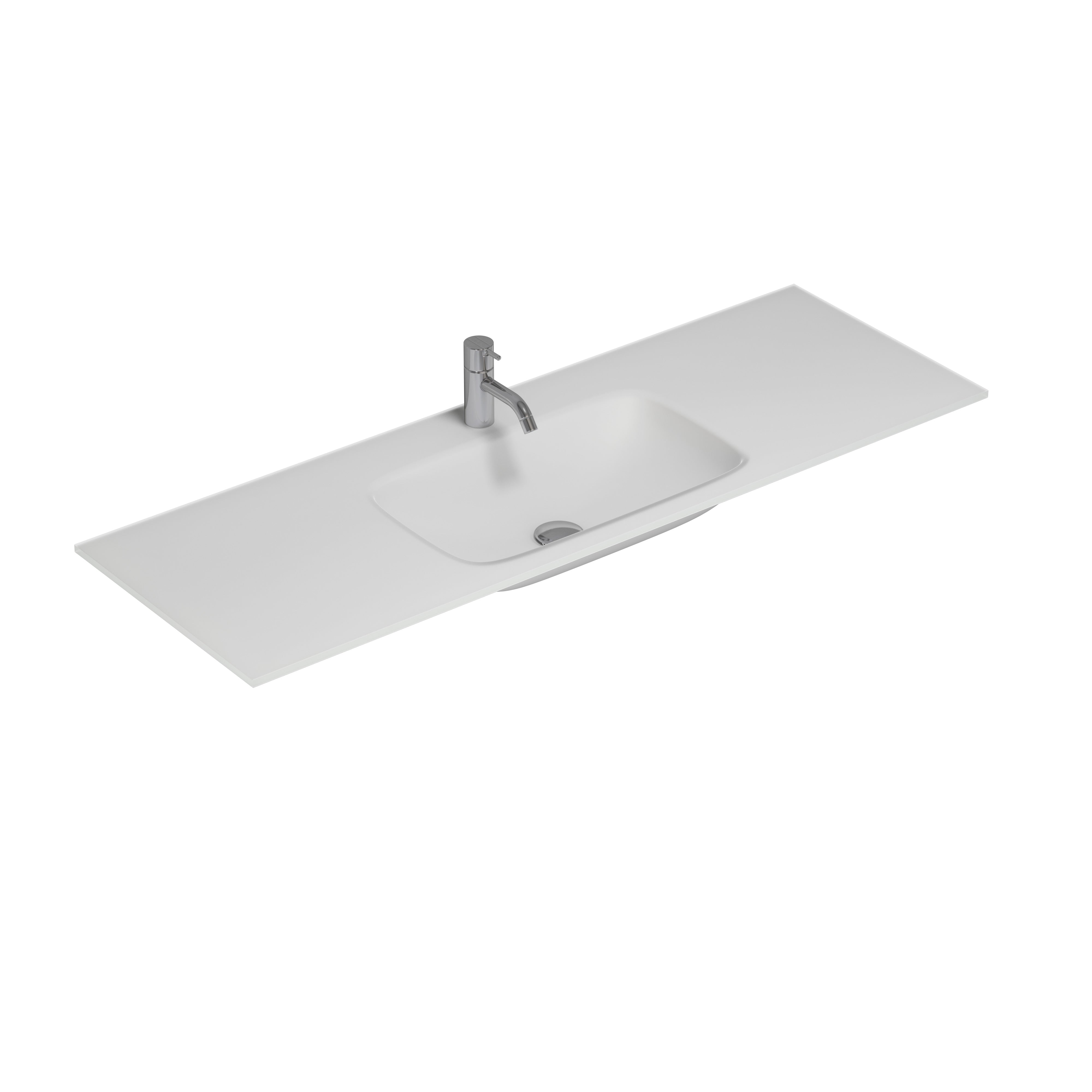 Dansani Calidris Form Servant B61-121xH1xD40cm Hvit matt / 121cm Dansani Møbelservant DA-630722103