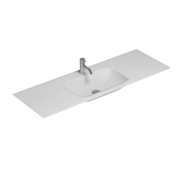 Dansani Calidris Form Servant B61-121xH1xD40cm Hvit matt / 121cm Dansani Møbelservant DA-630722103