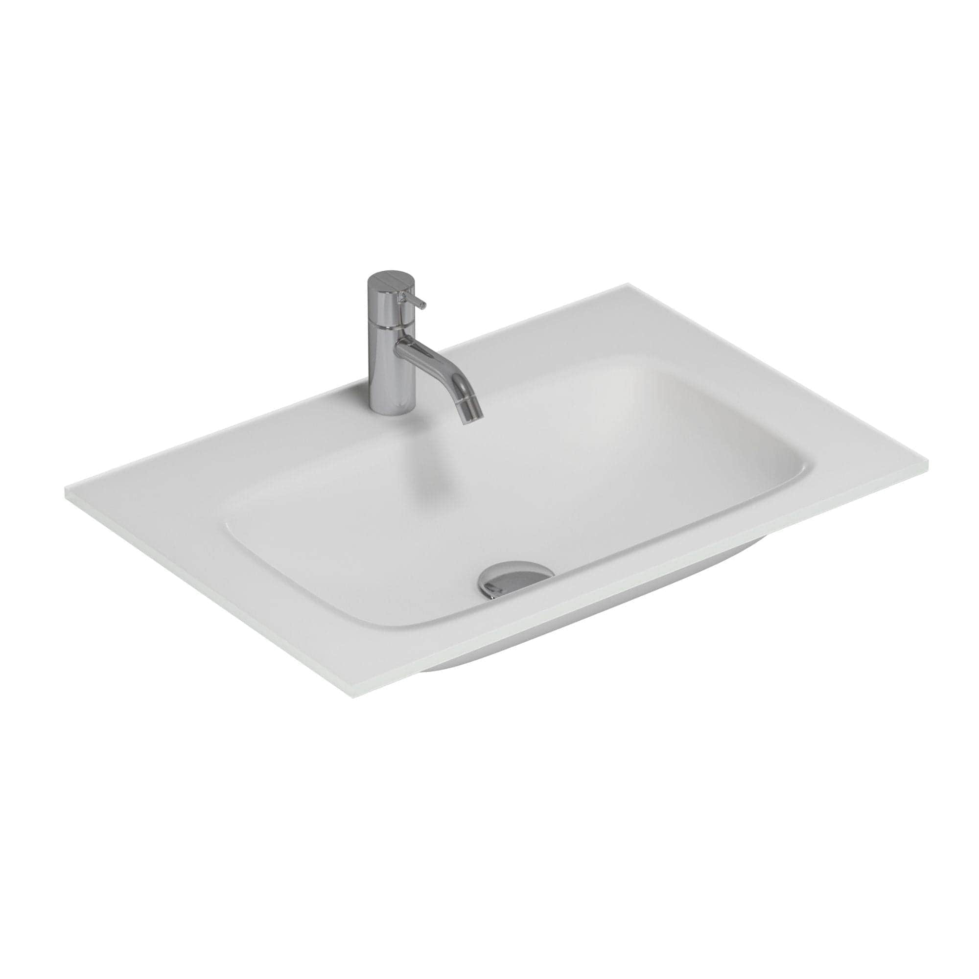 Dansani Calidris Form Servant B61-121xH1xD40cm Hvit matt / 61cm Dansani Møbelservant DA-630726103