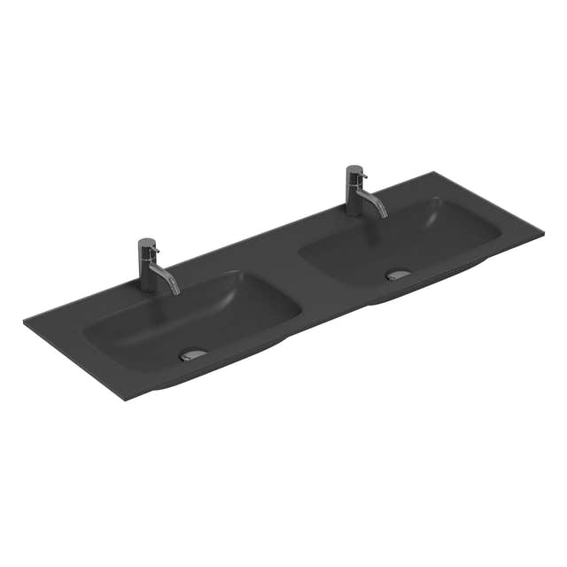 Dansani Calidris Form Servant B61-121xH1xD40cm Mørk grå matt / 121cm dobbel Dansani Møbelservant DA-630722207