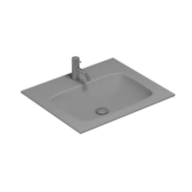 Dansani Calidris Form Servant måltilpasset B60-232xH1xD50cm Lys grå matt / 60cm Dansani Møbelservant DA-630806402