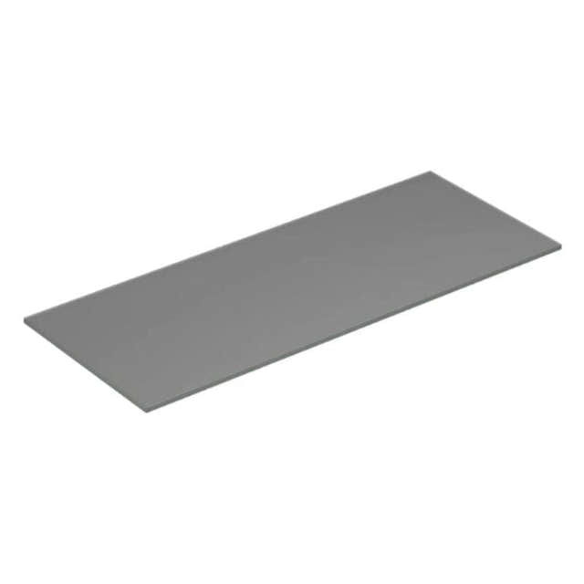 Dansani Calidris Form Topplate B40-232xH1xD40cm Lys grå matt / 100cm Dansani Benkeplate bad DA-630710002