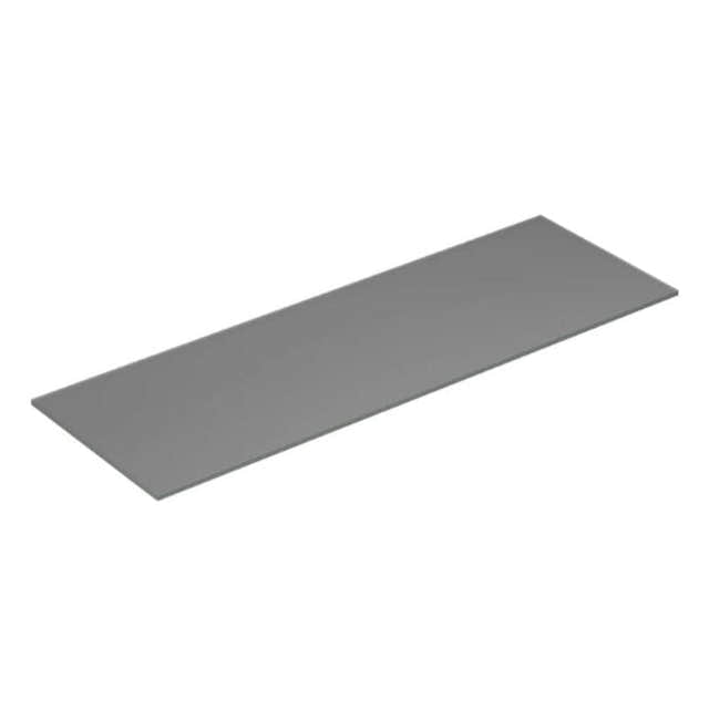 Dansani Calidris Form Topplate B40-232xH1xD40cm Lys grå matt / 120cm Dansani Benkeplate bad DA-630712002